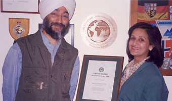 Green Globe Distinction Award 1999 | Ibex Expeditions