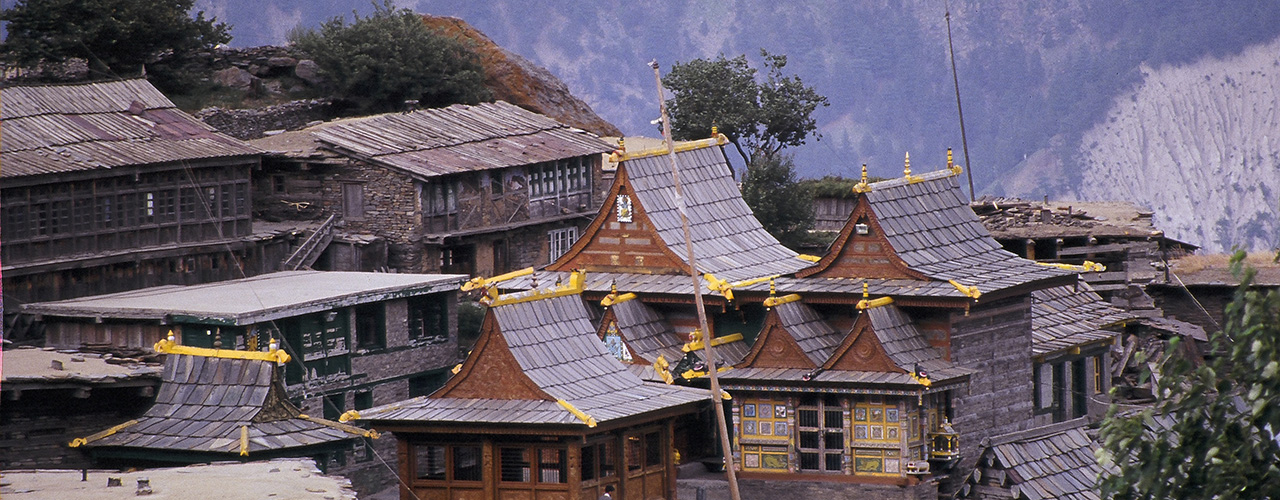 Temples And Village Homes at Kalpa Kinnaur - Ibex Expeditions